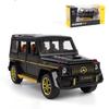 Коллекционная игрушечная машина Benz G63 AMG из сплава в масштабе 1/32, литая модель автомобиля с откидной спинкой, подсветкой и звуком