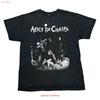Alice in Chains Американская Рок-группа Черная Футболка Размер S 5XL винтаж Стиранный Унисекс мода Немного дизайнерская одежда Повседневная