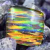 Lab-Created Opal Loose Gemstone Cabochon Cut 15.65 ct Multi-Color October Birthday Birthstone