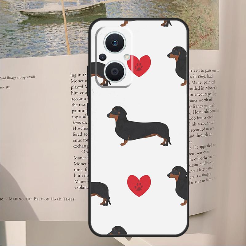 Dachshund Dog For OPPO Reno 8T 4Z 5Z 2Z 3 4 5 6 7 8 Lite Case For OPPO Find X5 Lite X2 X3 Neo X6 Pro