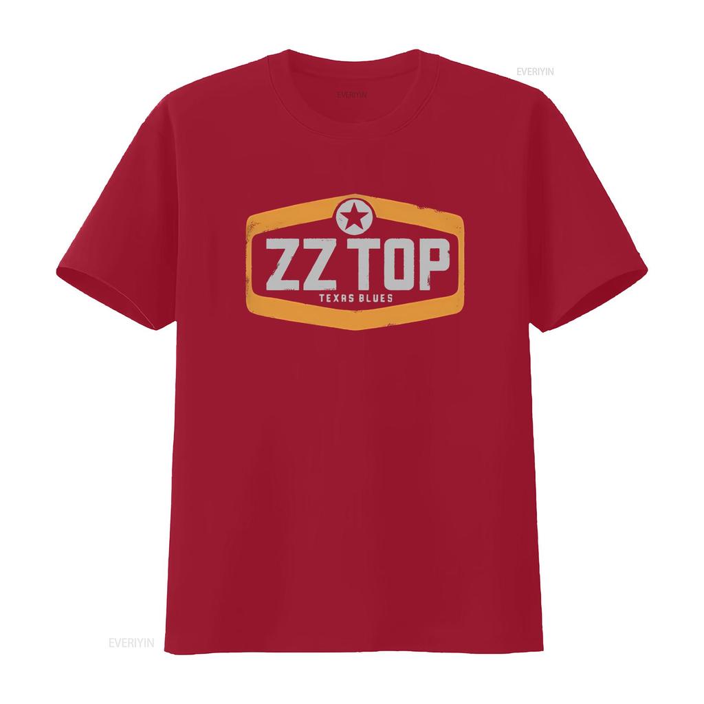 Cotton T Shirt ZZ Top Texas Blues True Texans Billy Gibbons Dusty Hill Print vintage Washed Unisex Casual designer clothes