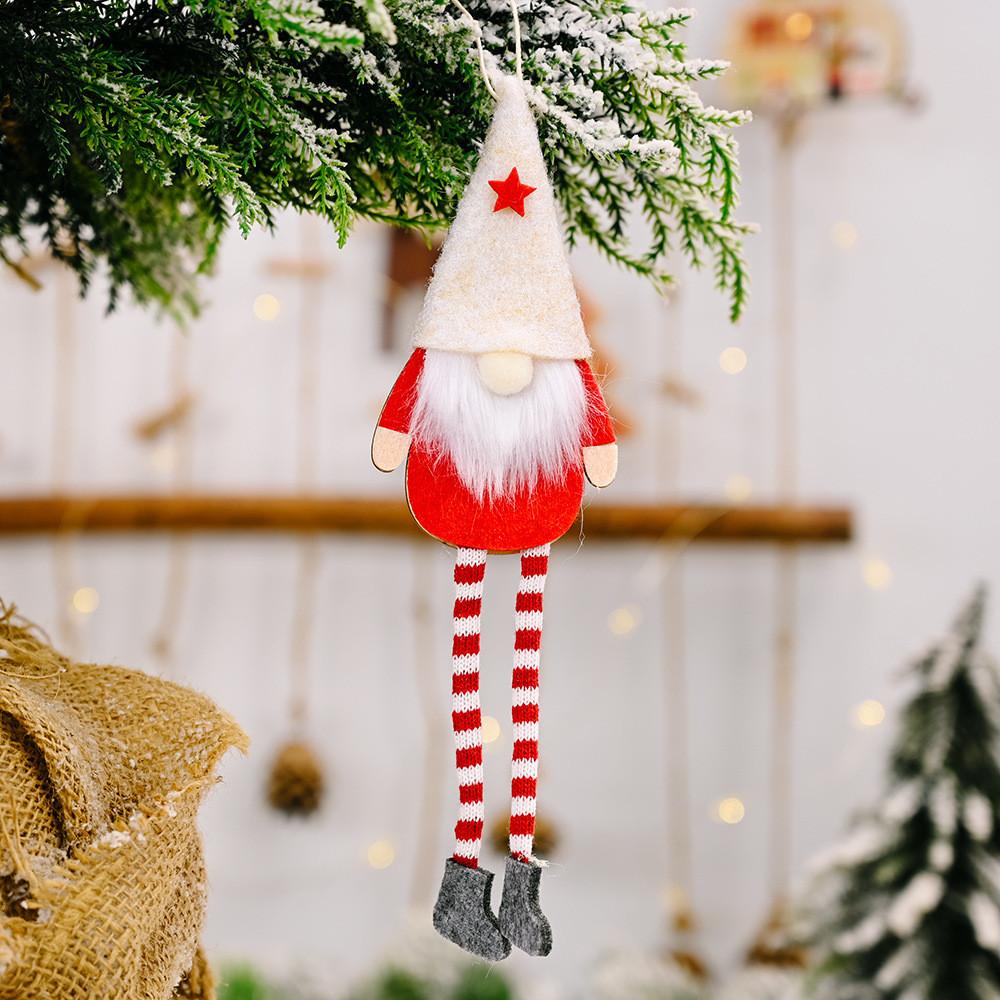 Plush Enchanting Forest Gnome Hanging Decoration For Delightful Celebrations Christmas