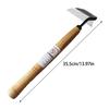Composite Steel Long Neck Bend Handle Sickle Multi-functional Sickle Hand-held Weeding Gardenin W3A6