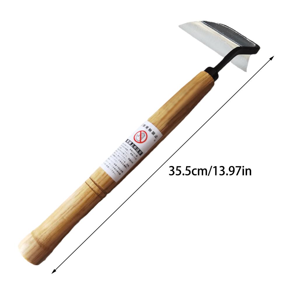 Composite Steel Long Neck Bend Handle Sickle Multi-functional Sickle Hand-held Weeding Gardenin W3A6