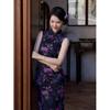 1011 summer new new Chinese long cheongsam sleeveless retro national style temperament old Shanghai cheongsam daily