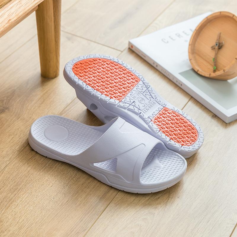 Ladies New Slippers Non-slip Slippers Summer Bathroom Thick-soled Indoor Couple Soft-soled Sandals and Slippers