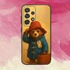 Милый Чехол для Телефона с P-Paddington B-Bear Для Samsung S25,S24,S21,S22,S23,S30,Ultra,S20,Plus,Fe,Lite,Note,10,9,5G Черный Чехол