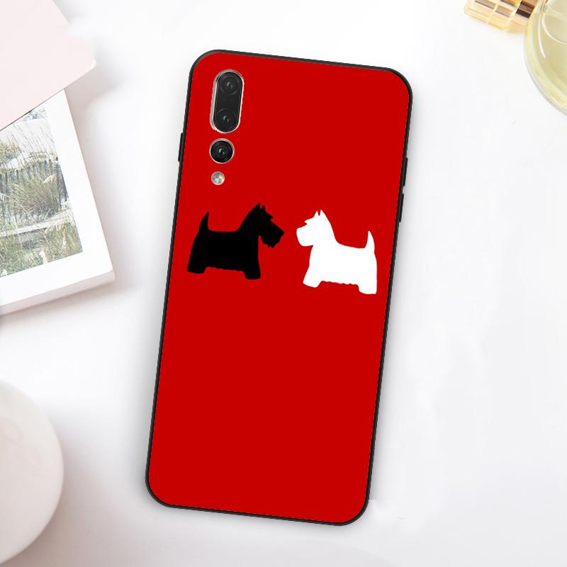 Cartoon Westie Dog For Huawei Nova Y73 Y72 Y90 Y70 Y60 Y91 Y61 12s 12i 11i 8i 9 10 SE P60 P30 Pro P40 Lite Case