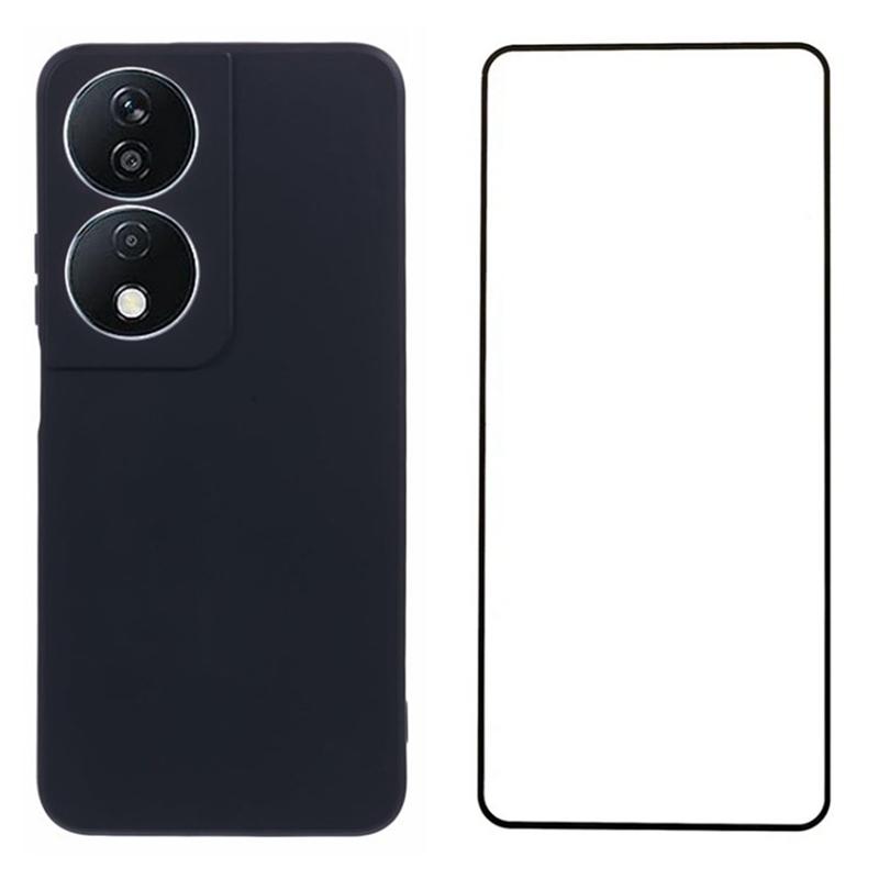 For Honor X7b 4G/5G/90 Smart Case with Screen Film TPU Phone Case