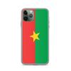 Coque iPhone - Drapeau Burkina Faso - iPhone 11 Pro - Souple - Multicolore - Verticale