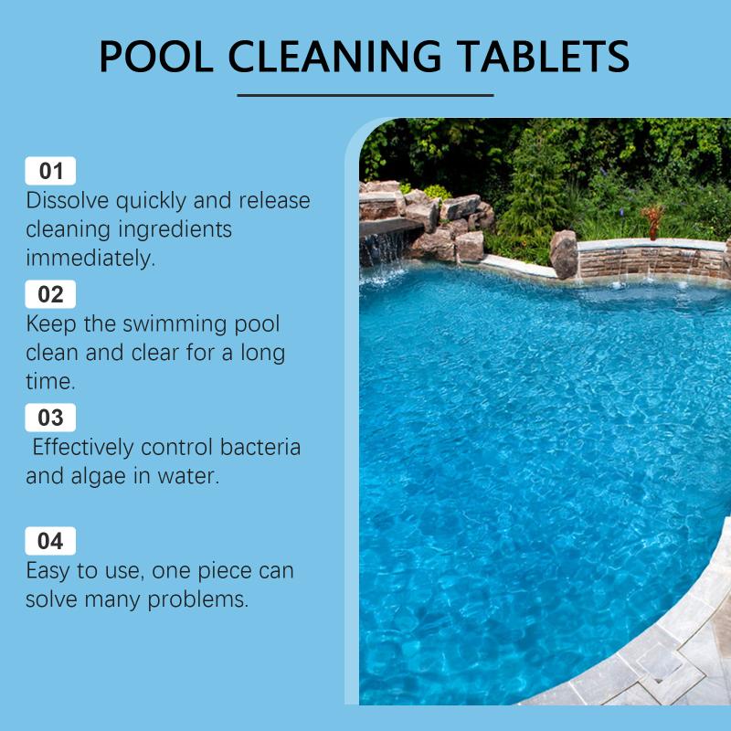 Swimming Pool Care Tablets Advanced Stain Remover and Odor Control for Safe and Hygienic Water
