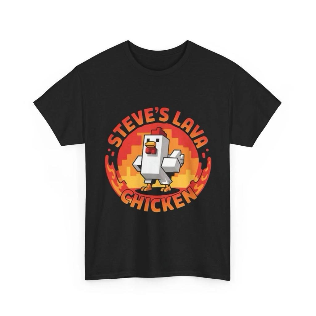 Steve’s Lava Chicken Black Premium T-Shirt Minecraft Gamer Kids & Adult T-shirt