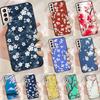 Цветочный чехол с вишневым цветением для Samsung Galaxy S25 Ultra S9 S10 S20 S21 FE S22 S23 Plus S24 Ultra