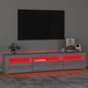 TV Cabinet with LED Lights Grey Sonoma 195 x 35 x 40 cm