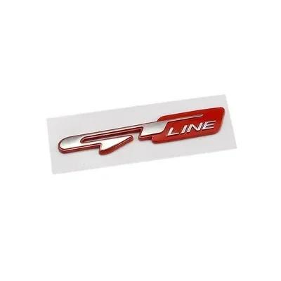 3D Car GT line Design Fender Rear Trunk body Emblem Badge sticker For Peugeot For Kia K9 Forte Ceed Cerato RIO K3 K5 Accessories cvufy50