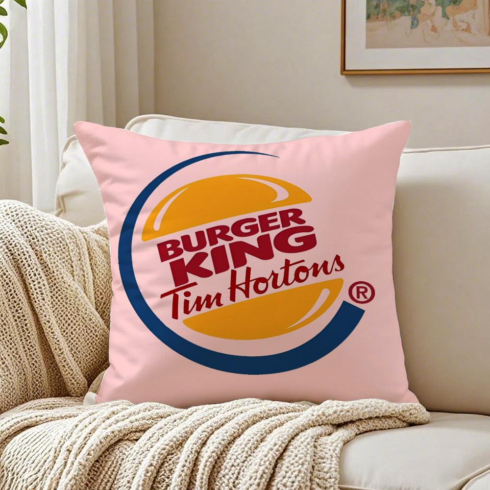 Популярный бренд фастфуда BBurger KKing Наволочка-подушка Антипылевой клещ Декор гостиной Диван Подушка Комната
