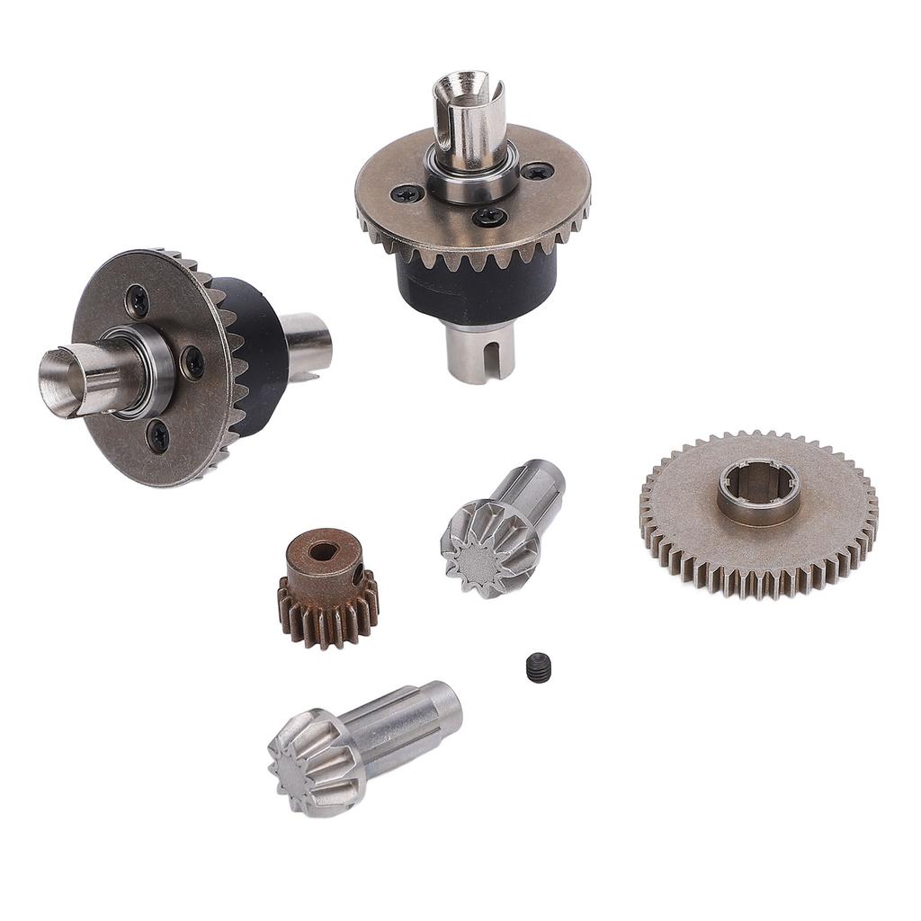 RC Differential Gear Set High Hardness Hard Wearing Metal Differentials and Gears for SCY 16101 16102 16103 1 16
