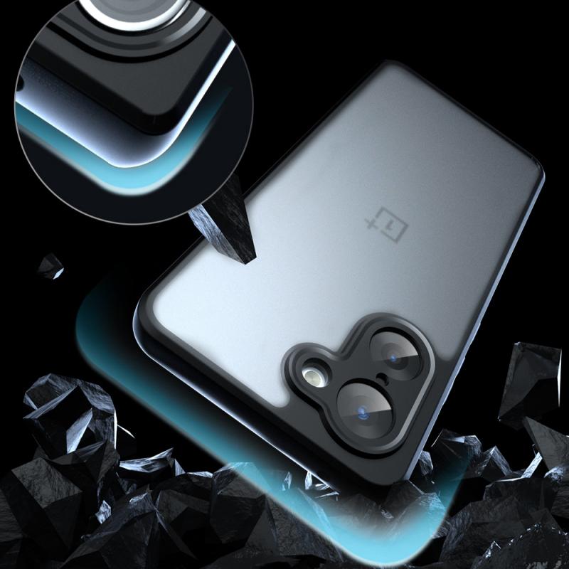 For Oneplus Nord CE 5 Case Cover Oneplus Nord CE 5 Capas Black Frame Lens Protective Clear Transparent Fundas Oneplus Nord CE 5