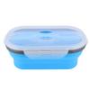 Портативный силиконовый складной ланч-бокс на 800 мл, контейнер для еды Bento для путешествий на открытом воздухе, пикника