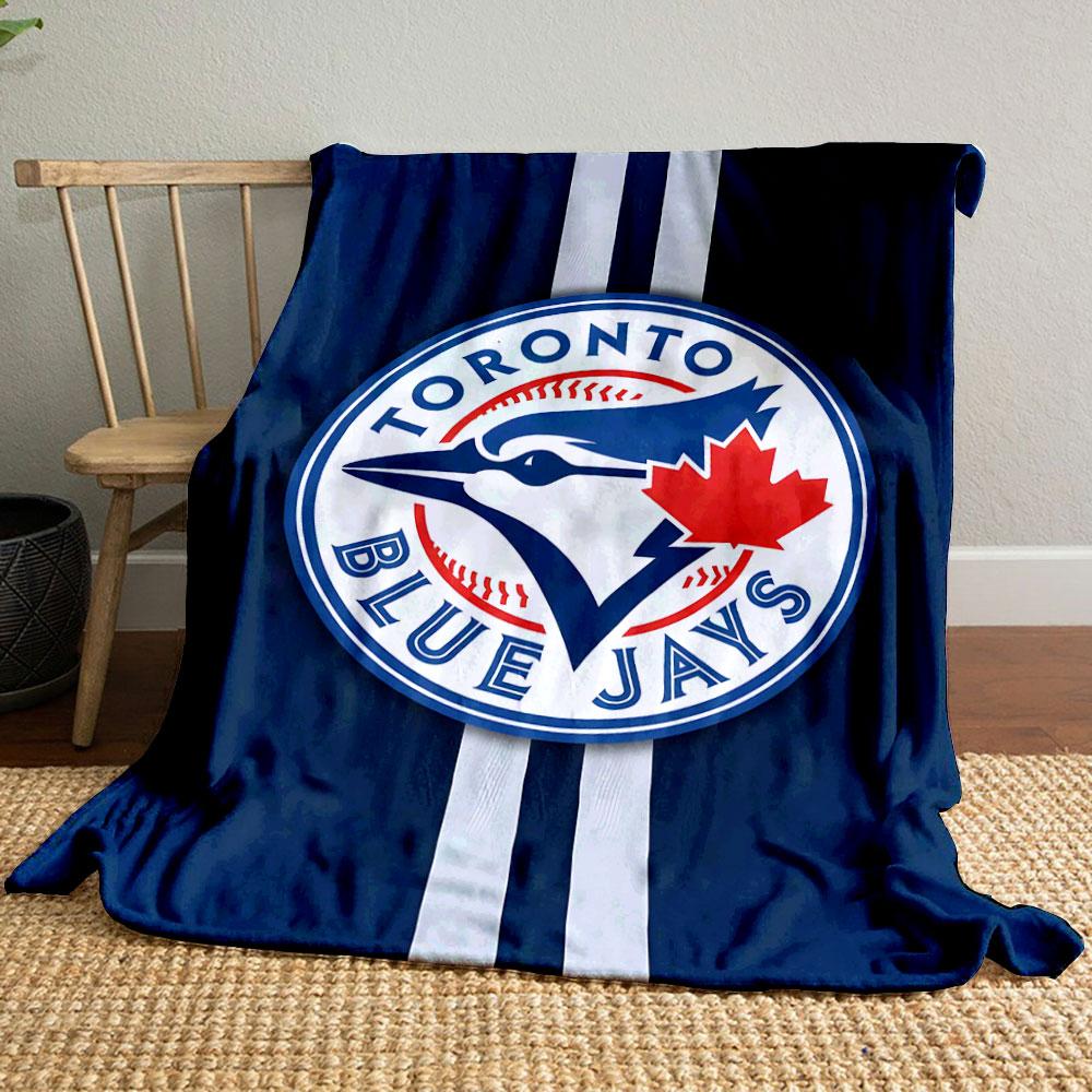 Toronto Blue Jays Logo Blanket Design Patterned blanket, flannel, suitable for all seasons, home decor, warm and cozy