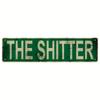 Ретро Юмористическая Металлическая Табличка "The Shitter" Декор Стены Для Офиса Гаража