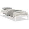 VidaXL Cadre de lit extra long sans matelas 90x210 cm bois massif pin, lit, meuble de chambre, lit en bois, lit simple, 852403