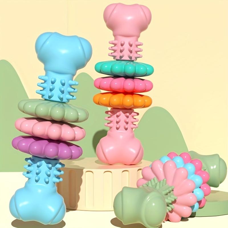 Interactive Dog Chew Toy Bone for Training and Teeth Grinding