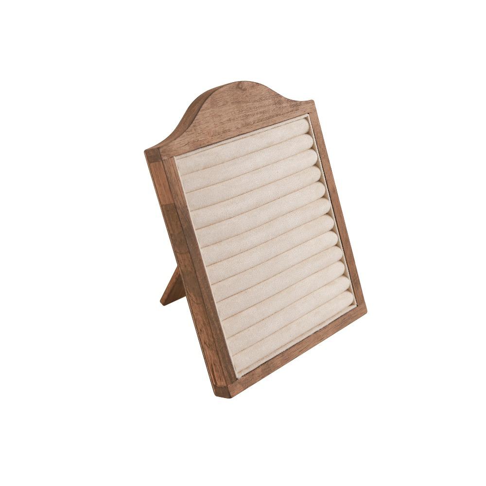 Vertical Wooden Jewelry Tray Large Capacity Jewelry Display Holder  Jewelry Storage