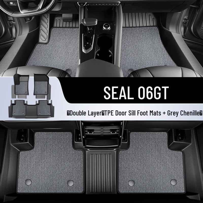 2025 BYD Seal 06 GT ТПЭ Коврики в салон - Полный Комплект Аксессуаров для Интерьера Автомобиля