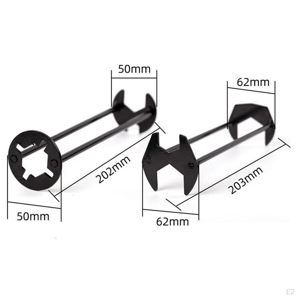 2 шт. многоцелевой ключ для раковины, съемник для крана, гаечный ключ для ремонта крана