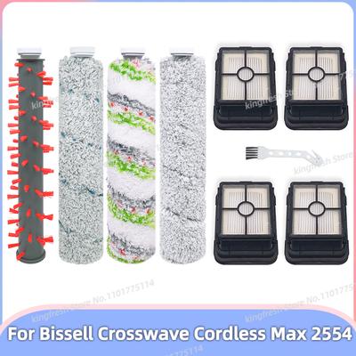 Совместимо для Bissell Crosswave Cordless Max 2554 2554A 2590 2596 2596B 2596M роликовая щетка фильтр