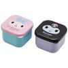 Mini Seal Container Storage Container Side Dishes 130ml Set of 2 My Melody Kuromi Sanrio MO1WAG-A