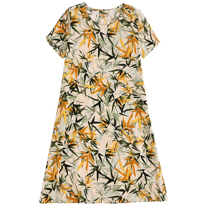 Летние элегантные длинные платья для женщин, большие размеры, с коротким рукавом, винтажное летнее платье с принтом, женская одежда