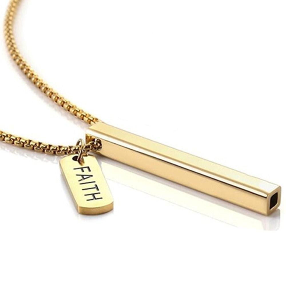 Ожерелье из нержавеющей стали для осознанного дыхания, стрессовое, тревожное, свисток, ожерелье для женщин и мужчин