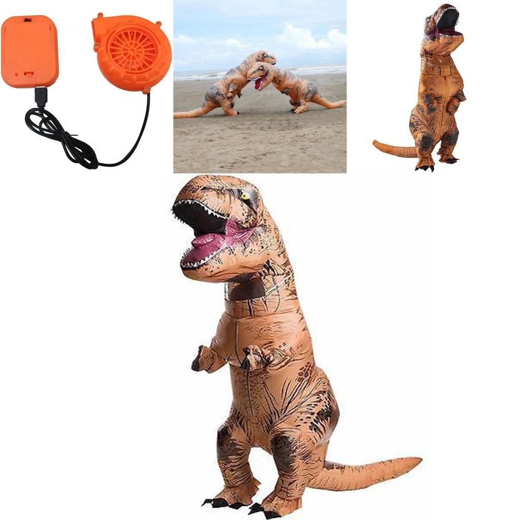 Водонепроницаемый надувной костюм динозавра T-rex для взрослых, идеально подходящий для веселых косплей-мероприятий