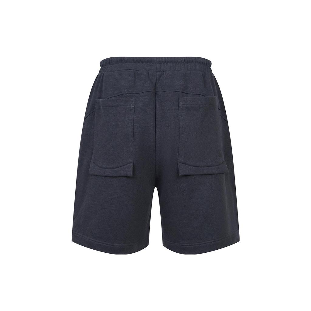 Li Ning X Jackie Chan Collaboration SS23 однотонные прямые спортивные шорты мужские шорты черные AKST031-3