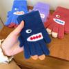 Baby Knitted Gloves Cartoon Shark Elastic Five-finger Gloves Fashion Kids Boys And Girls Winter Gloves