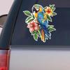 Blue Parrot Car Sticker Vinyl Decal Waterproof Rear Window Motorcycle Camper Bumper Truck Laptop Decoration Y163