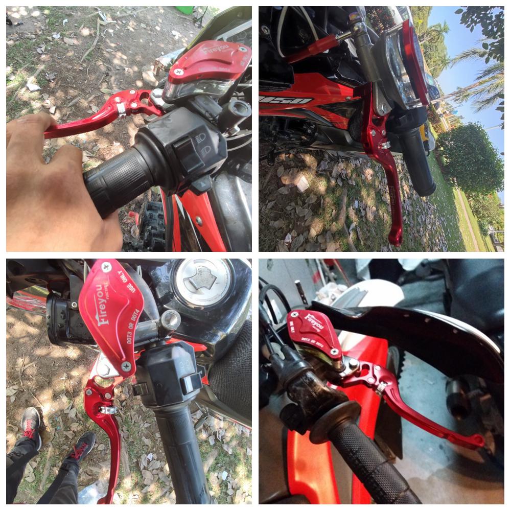 Lever Adjustable Handle Hydraulic Clutch Brake Pump Master Cylinder Motorcycle Racing Universal For Yamaha Kawasaki Brake