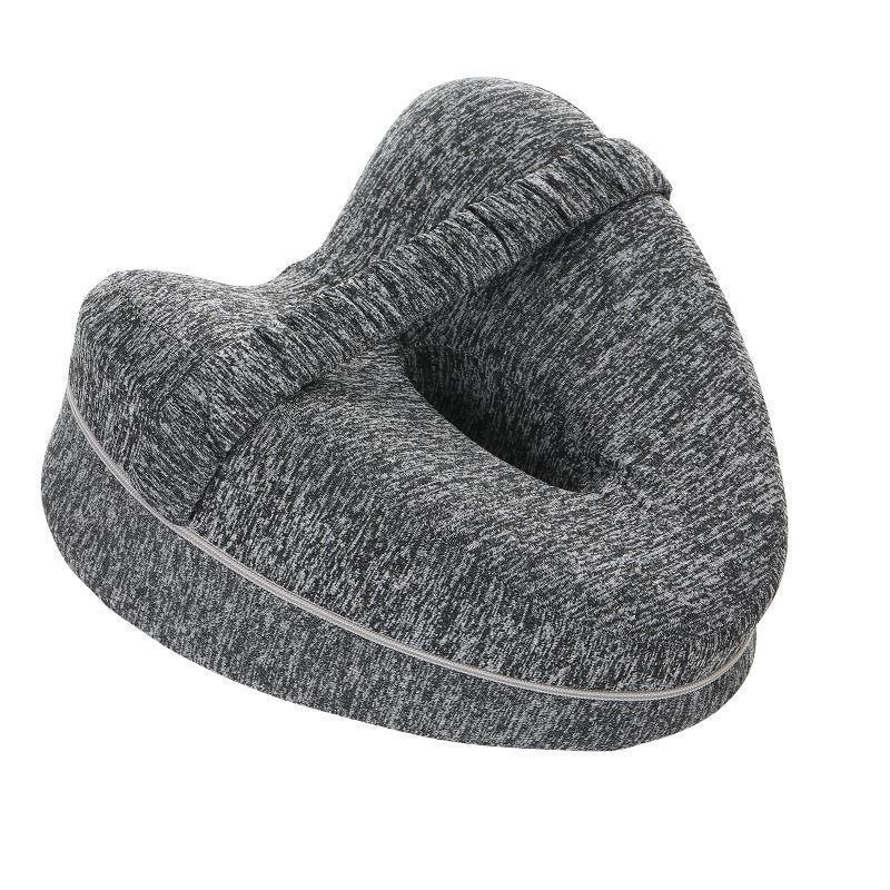 Heart-shaped Memory Foam Leg Pillow For Better Sleep And Improved Posture With Hollow-out Pattern