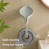 Вращающаяся настенная мыльница-листок без сверления с дренажом