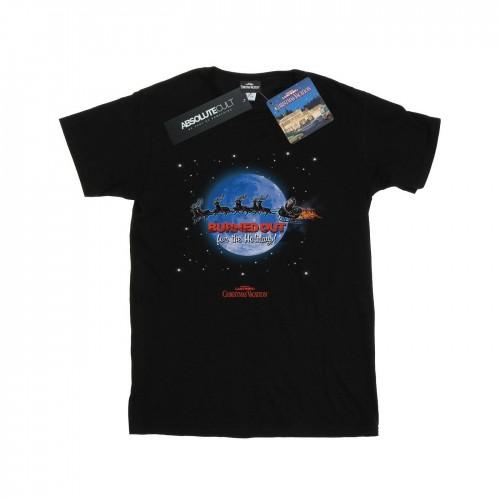 National Lampoon´s Christmas Vacation Womens/Ladies Burned Out Cotton Boyfriend T-Shirt