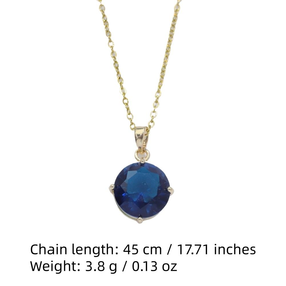 Простые круглые подвески-ожерелья для женщин, модное циркониевое ожерелье, свадебные украшения для вечеринок