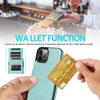 Dual Layer Wallet Card Slot Flip Magnetic Leather Case for iPhone 15 14 13 12 Pro Max Xs Max Xr 8 / Samsung S23 S22 S21 Ultra Plus A14 A13 A54 A53 A52