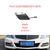 Для Mercedes Benz C-Class W204 Автомобильный передний задний бампер Крышка буксировочного крюка Заглушка Черный 2010-2014