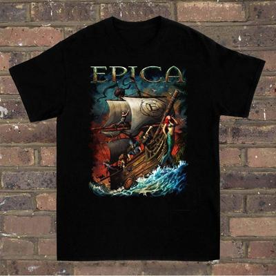 Футболка группы Epica Хлопок Для S 5XL