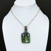 Ruby Zoisite Pendant Copper Wire Wrapped Pendant Handmade Unique Pendant Labradorite Gemstone Pendant Copper Wire Wrap Jewelry Gift For Wife