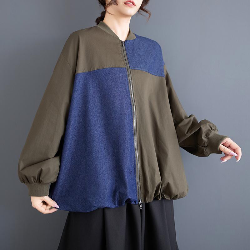 DIMANAF 2025 Весна Осень Куртка Большого Размера Женские Топы Новое Пальто Оверсайз Повседневная С Длинным Рукавом Свободная Верхняя Одежда