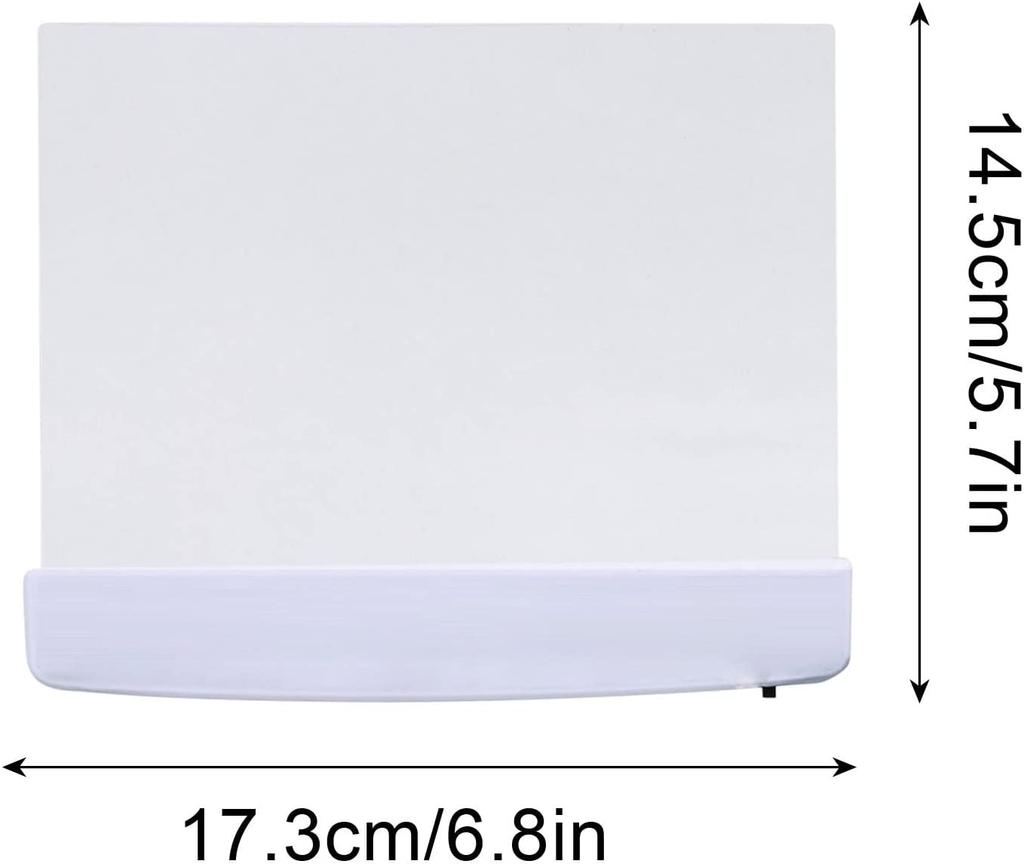 1 PCS LED Book Light For Reading Flat Panel Eye Caring Bookmark Lamp Portable Night Light For Study In Bed Car Travel Camping