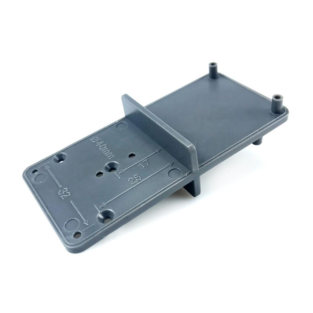 35mm & 40mm Woodworking Hinge Hole Locator Template - Precision Drill Guide for Cabinet Door Installation